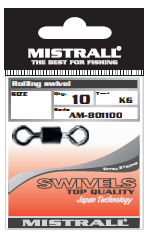 Griezulis Mistrall - Rolling swivel (# 6, 30 kg, 10 gab.), AM-8011006