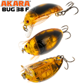 Vizulis vobleris Akara «Bug» 38 F (38mm, 4gr), B38F-01