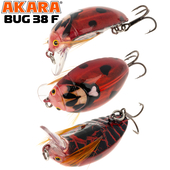 Vizulis vobleris Akara «Bug» 38 F (38mm, 4gr), B38F-11