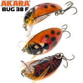 Vizulis vobleris Akara «Bug» 38 F (38mm, 4gr), B38F-12