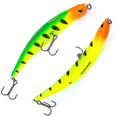 Кликните для увеличения Foto Vobleris AKARA «Crooked Minnow» 110 F (110mm, 10gr, līdz 0.5m), CM-110F-A102