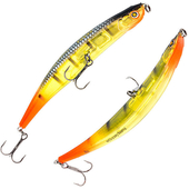 Кликните для увеличения Foto Vobleris AKARA «Crooked Minnow» 110 F (110mm, 10gr, līdz 0.5m), CM-110F-A190