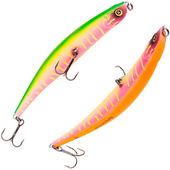 Кликните для увеличения Foto Vobleris AKARA «Crooked Minnow» 110 F (110mm, 10gr, līdz 0.5m), CM-110F-A207
