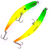 Кликните для увеличения Foto Vobleris AKARA «Crooked Minnow» 110 F (110mm, 10gr, līdz 0.5m), CM-110F-A21