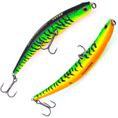 Кликните для увеличения Foto Vobleris AKARA «Crooked Minnow» 110 F (110mm, 10gr, līdz 0.5m), CM-110F-A68