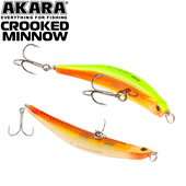 Кликните для увеличения Foto Vobleris AKARA «Crooked Minnow» 90 F (90mm, 7gr, līdz 0.3m), CM90F-A148