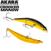 Кликните для увеличения Foto Vobleris AKARA «Crooked Minnow» 90 F (90mm, 7gr, līdz 0.3m), CM90F-A59