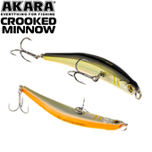 Кликните для увеличения Foto Vobleris AKARA «Crooked Minnow» 90 F (90mm, 7gr, līdz 0.3m), CM90F-A83