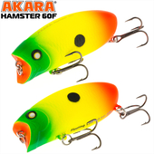 Кликните для увеличения Foto Vobleris Akara «Hamster» 60 F (60mm, 10gr, līdz 0.5m), H-60-A21