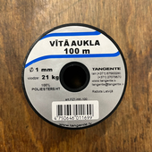 Tangente vītā aukla d1mm 100m zaļa
