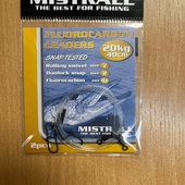 Fluorokarbona pavadiņas Mistrall 20kg/40cm/2.gab, AM-6310074
