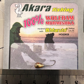 Volframa mormiška Nr. 37 C «LĀSE ar skaldni» (kembriks) ar caurumu 1 gr, MW-SP-3740C-GO