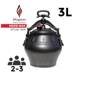 Afganistānas katls Misgaran Messi MAX, 3 L, melns, premium klase