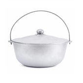 Alumīnija katls ar vāku 15 L Ø 360mm TM 