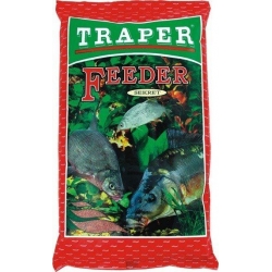Papildbarība zivīm Traper Sekret Feeder sarkana - zemene 1kg