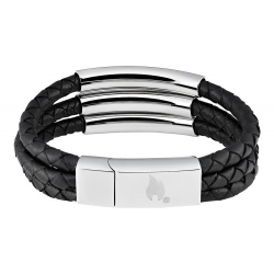 Zippo Aproce no tērauda un pītas ādas, 2.006.236