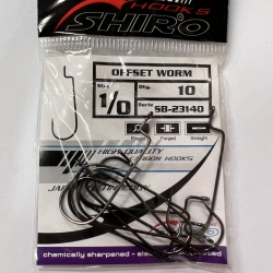 Ofseta āķis Shiro worm #1/0 - 10 gab. SB-231401/0