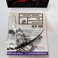Ofseta āķis Shiro worm #2 - 10 gab. SB-2312002