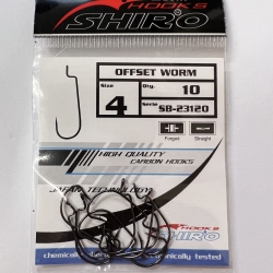 Ofseta āķis Shiro worm #4 - 10 gab. SB-2312004