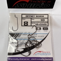 Ofseta āķis Shiro worm #8 - 10 gab. SB-2312008