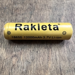 Baterija akumulators Rakieta 18650 Li-ion 3.7V 12000mAh
