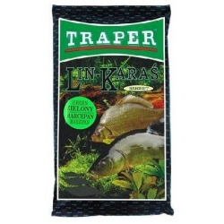 Papildbarība zivīm Traper Sekret līnis-karūsa zaļa marcipāns 1kg