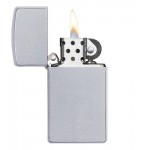 Zippo šķiltavas 1605 Slim Satin Chrome