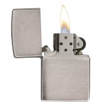 Zippo šķiltavas 162 Armor Brushed Chrome