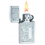 Zippo šķiltavas 1652 Slim Chrome Venetian