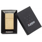 Zippo šķiltavas 1652B Slim Brass Venetian