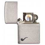 Zippo šķiltavas 200PL Brushed Chrome Color Image