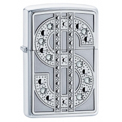 Кликните для увеличения Foto Zippo šķiltavas 20904 Swarovski