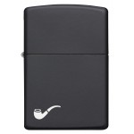 Zippo šķiltavas 218PL Pipe Black Matte