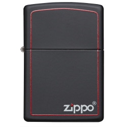 Zippo šķiltavas 218ZB Black and Red Zippo