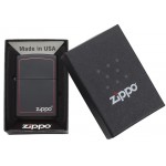 Zippo šķiltavas 218ZB Black and Red Zippo