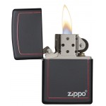 Zippo šķiltavas 218ZB Black and Red Zippo