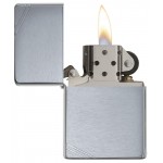 Zippo šķiltavas 230 Brushed Chrome Vintage