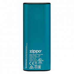 Zippo HeatBank® 6 uzlādējams roku sildītājs, ar funkciju Power bank, 2007398