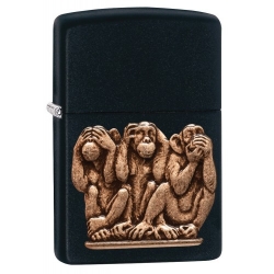 Zippo šķiltavas 29409 Three Monkeys