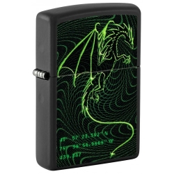 Zippo šķiltavas 48497 Cyberpunk Dragon Design