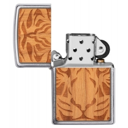 Zippo šķiltavas Woodchuck 49707 Cherry Tiger Head