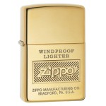 Zippo šķiltavas 28145 Windproof High Polish Brass