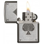 Zippo šķiltavas 28323 Ace Filigree Black Ice®