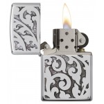 Zippo šķiltavas 28530 High Polish Chrome Filigree