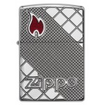 Zippo šķiltavas 29098 High Polish Chrome Tile Mosaic