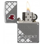 Zippo šķiltavas 29098 High Polish Chrome Tile Mosaic