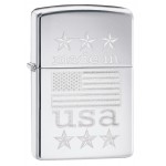 Кликните для увеличения Foto Zippo šķiltavas 29430 High Polish Chrome Made in USA