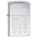 Zippo šķiltavas 29430 High Polish Chrome Made in USA