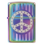 Zippo šķiltavas 29435 Rivit Peace Sign Spectrum