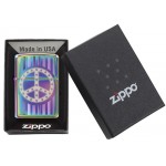 Zippo šķiltavas 29435 Rivit Peace Sign Spectrum